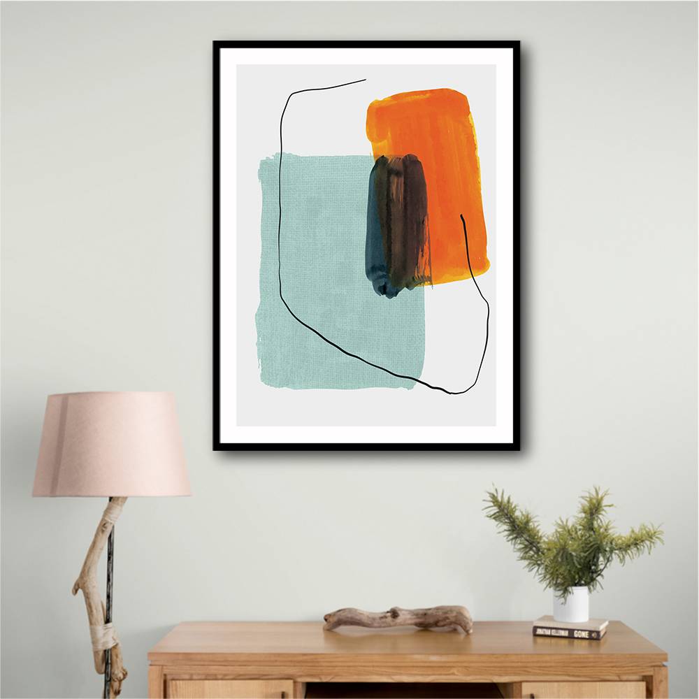 Bright Abstract Design #1 Wall Art