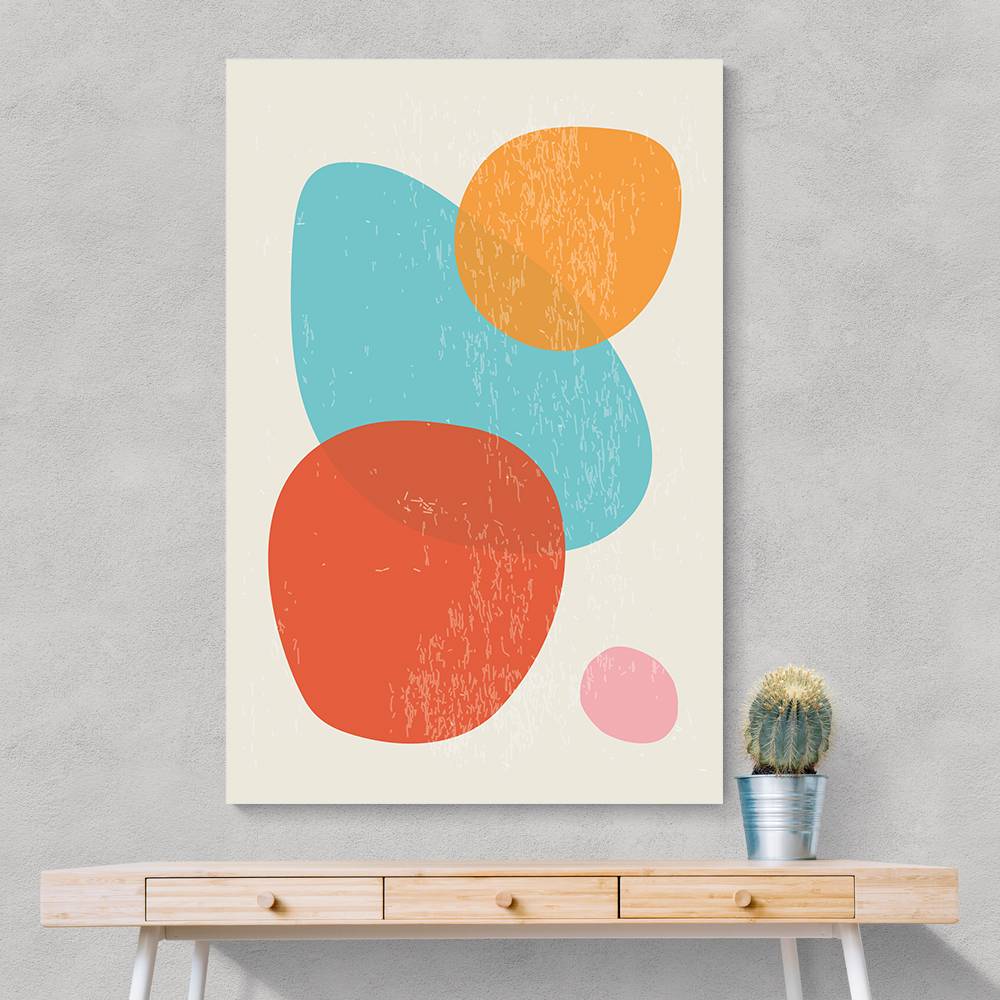 Bright Abstract Shapes #1 Wall Art