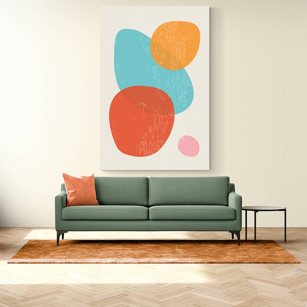 Bright Abstract Shapes #1 Wall Art