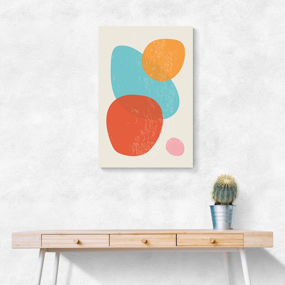 Bright Abstract Shapes #1 Wall Art