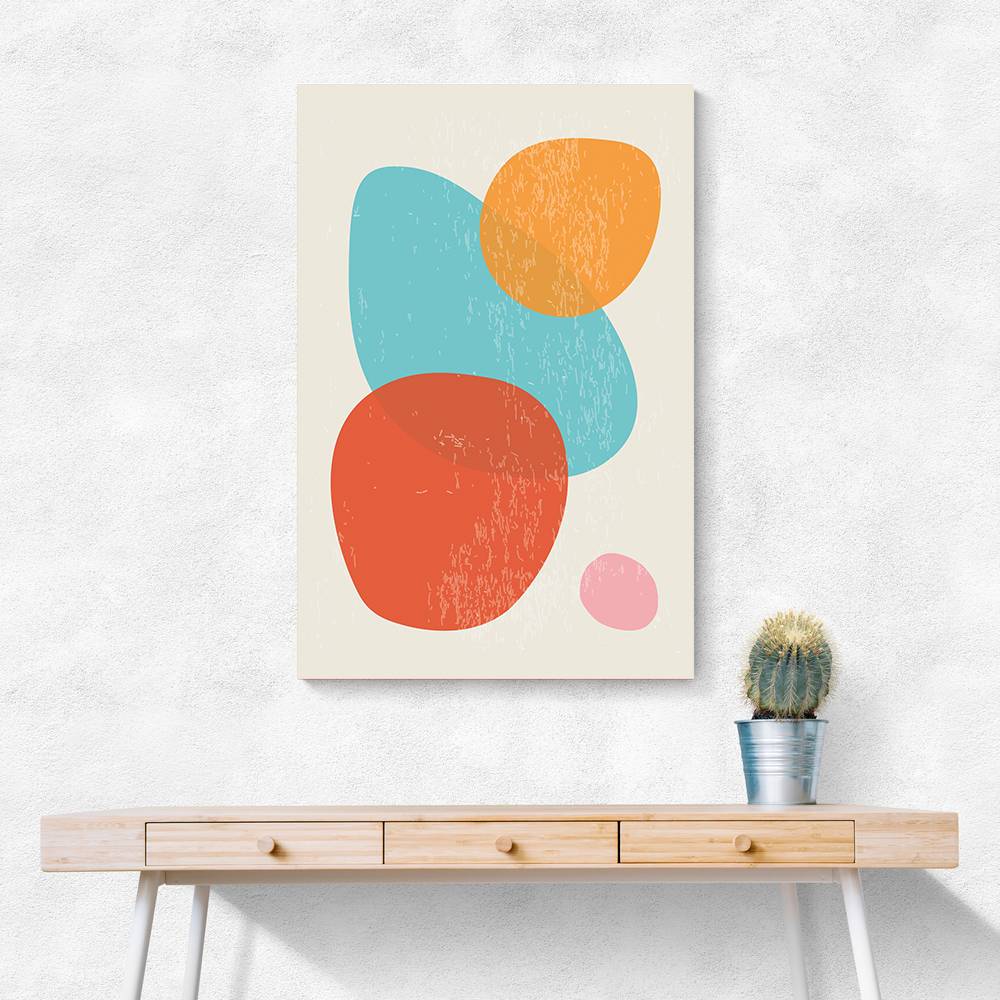 Bright Abstract Shapes #1 Wall Art