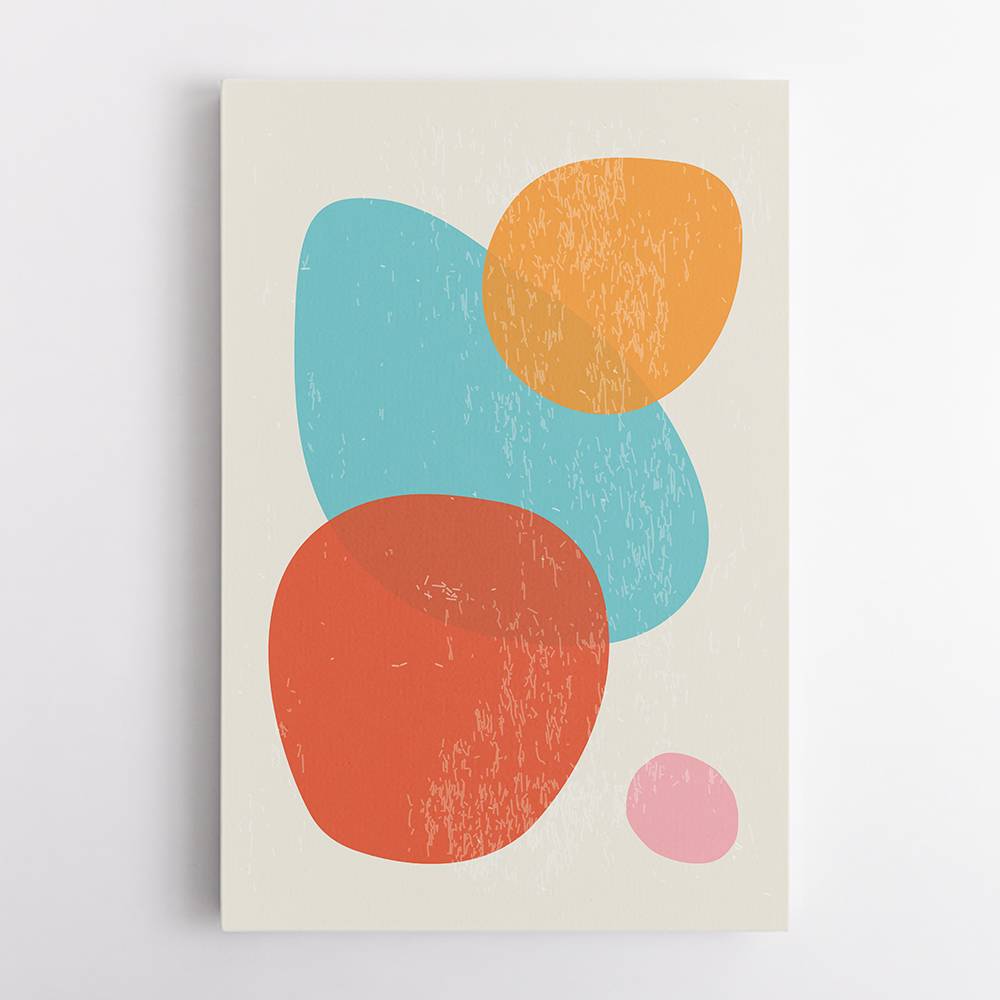 Bright Abstract Shapes #1 Wall Art