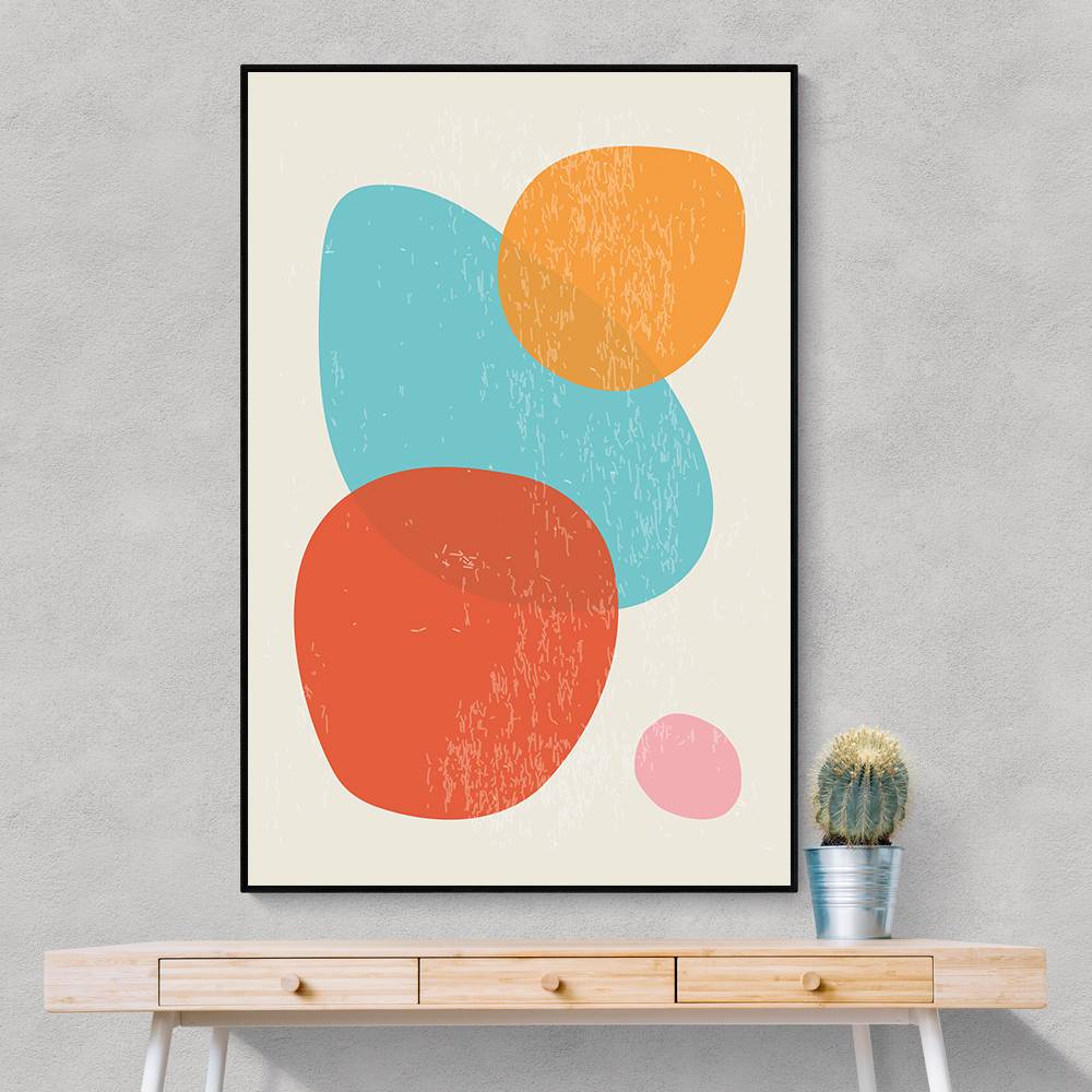 Bright Abstract Shapes #1 Wall Art