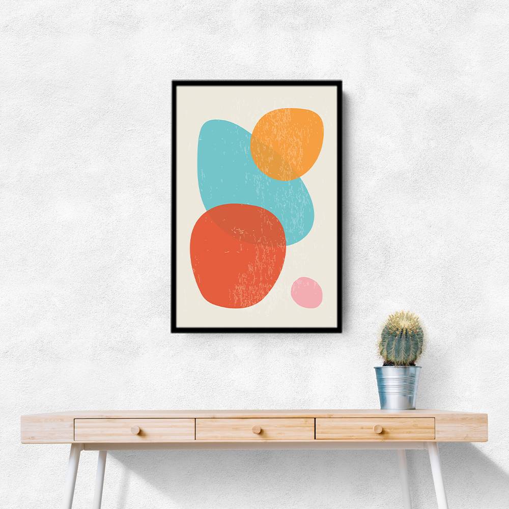 Bright Abstract Shapes #1 Wall Art