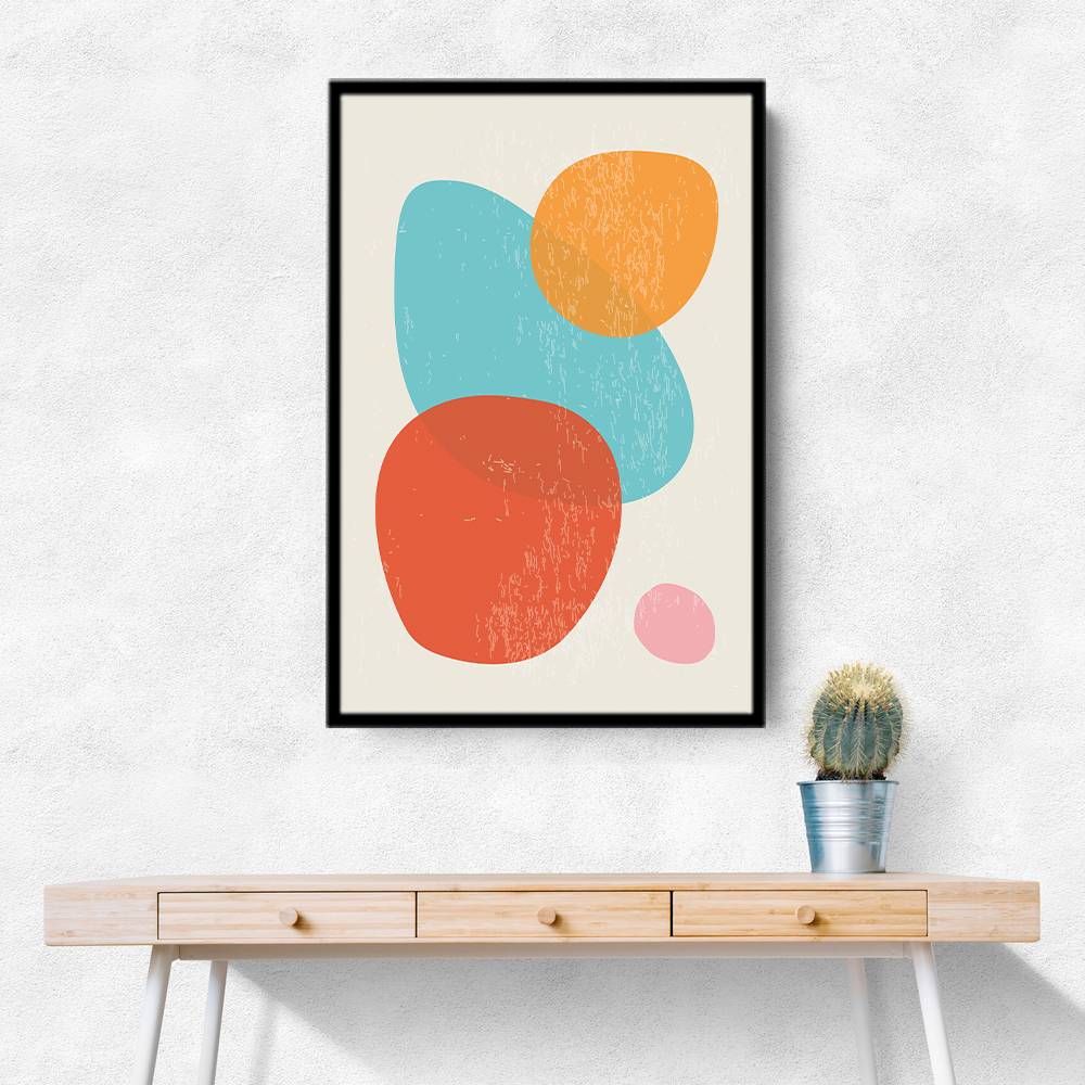 Bright Abstract Shapes #1 Wall Art