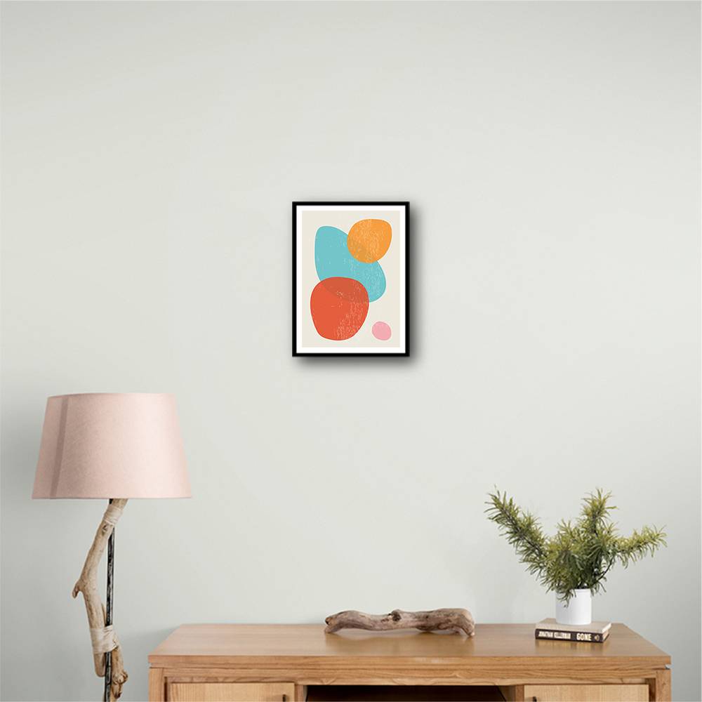 Bright Abstract Shapes #1 Wall Art