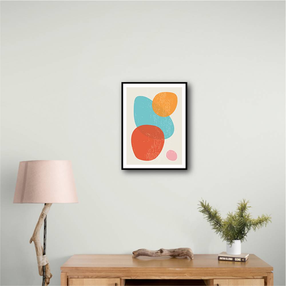 Bright Abstract Shapes #1 Wall Art