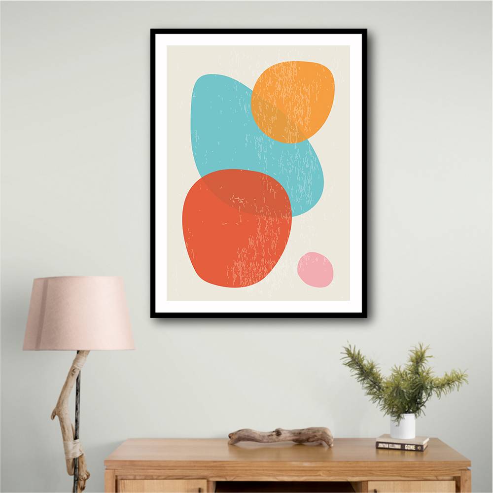 Bright Abstract Shapes #1 Wall Art