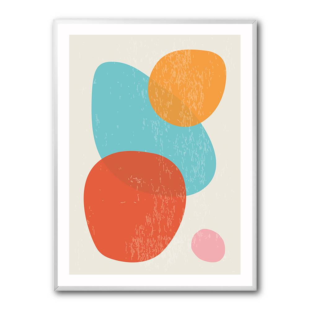 Bright Abstract Shapes #1 Wall Art