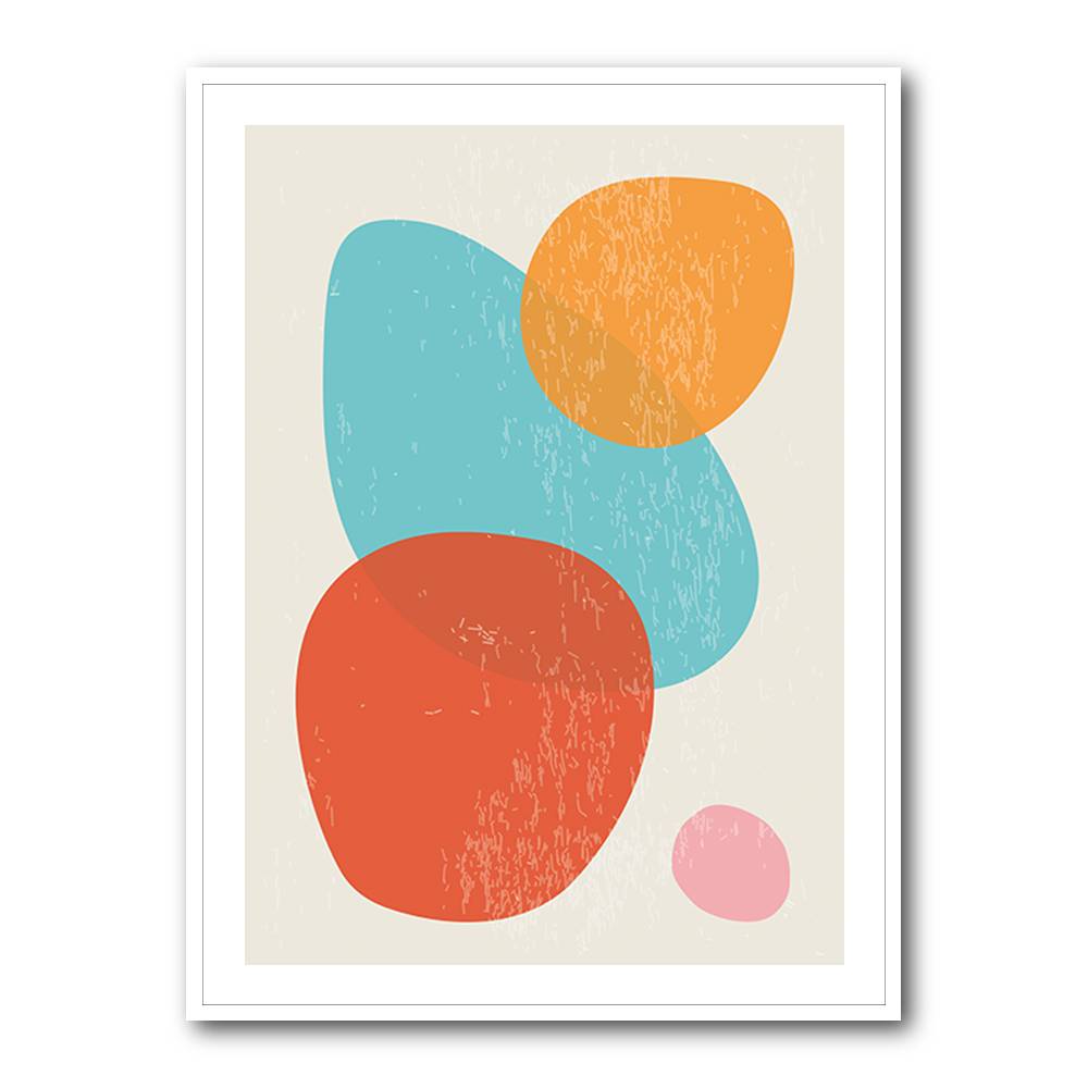 Bright Abstract Shapes #1 Wall Art