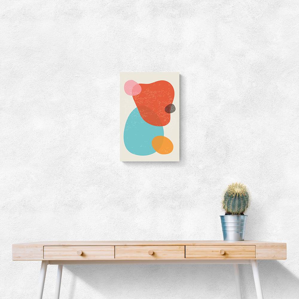 Bright Abstract Shapes #2 Wall Art