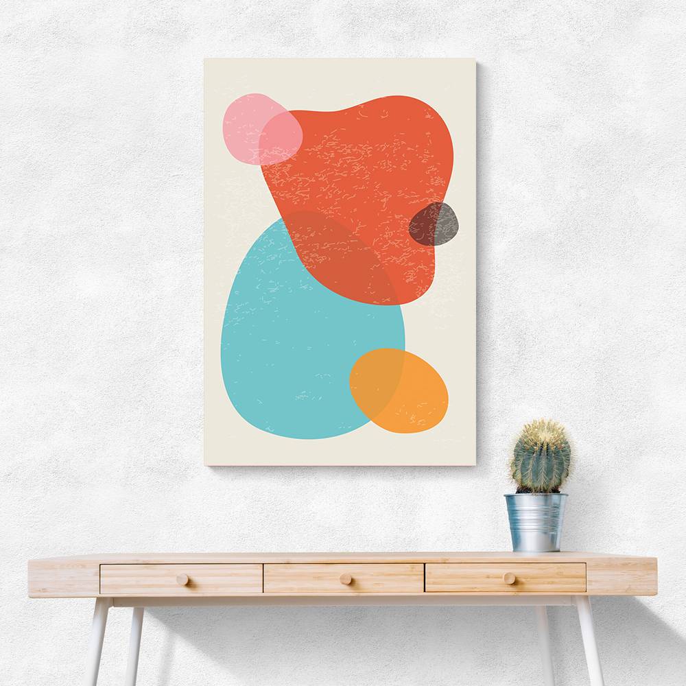 Bright Abstract Shapes #2 Wall Art