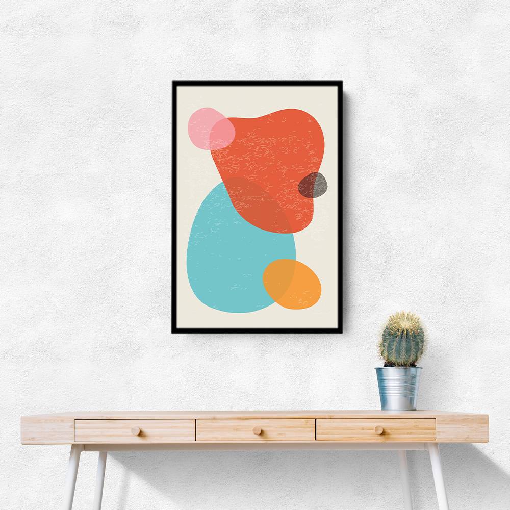 Bright Abstract Shapes #2 Wall Art