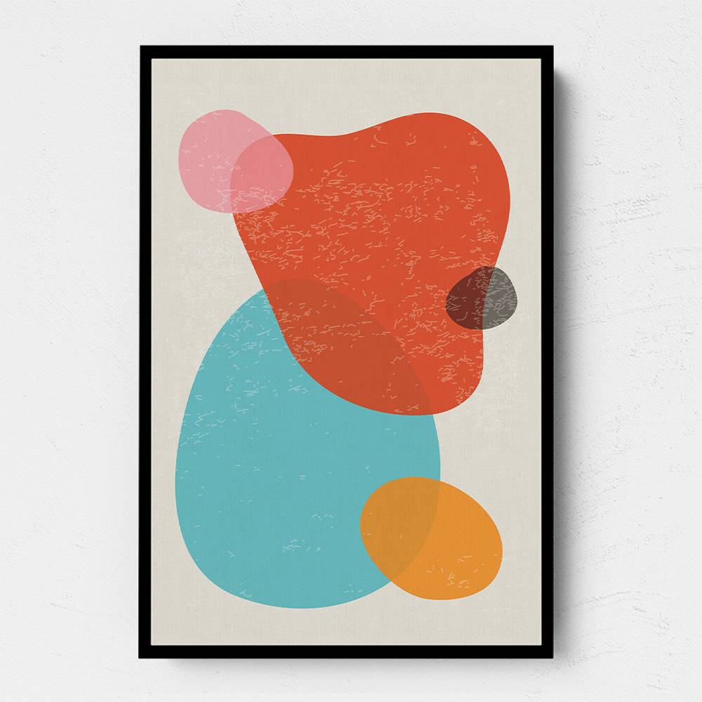 Bright Abstract Shapes #2 Wall Art