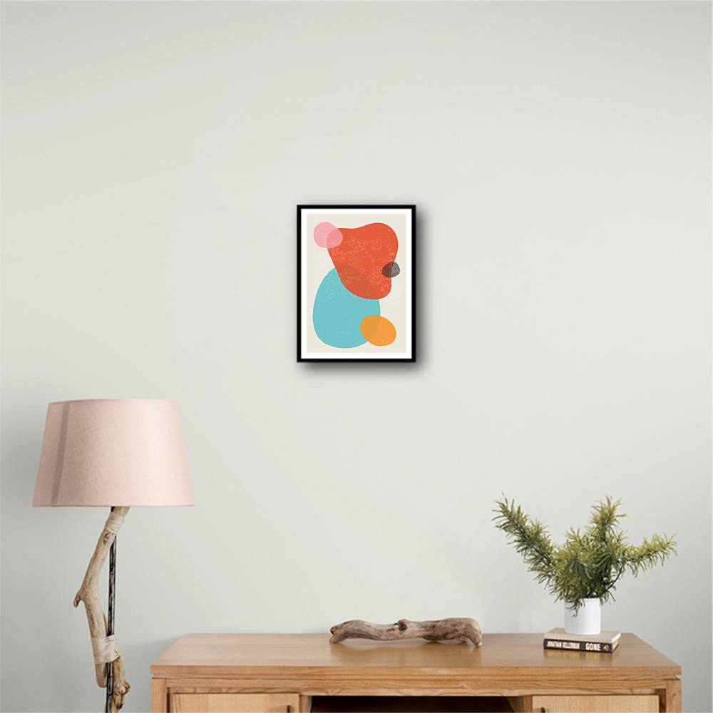 Bright Abstract Shapes #2 Wall Art