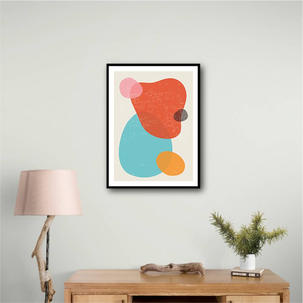 Bright Abstract Shapes #2 Wall Art