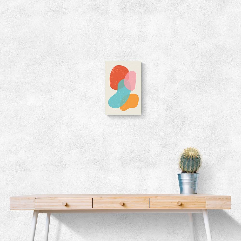 Bright Abstract Shapes #3 Wall Art