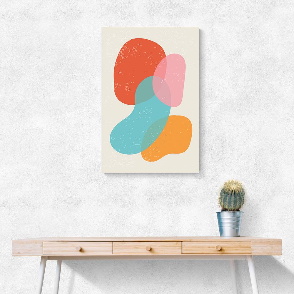 Bright Abstract Shapes #3 Wall Art