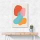 Bright Abstract Shapes #3 Wall Art