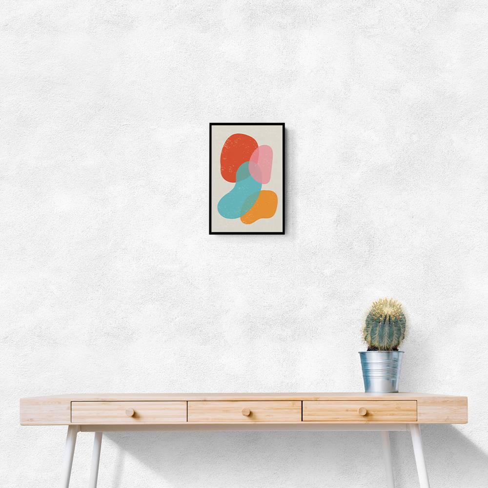 Bright Abstract Shapes #3 Wall Art