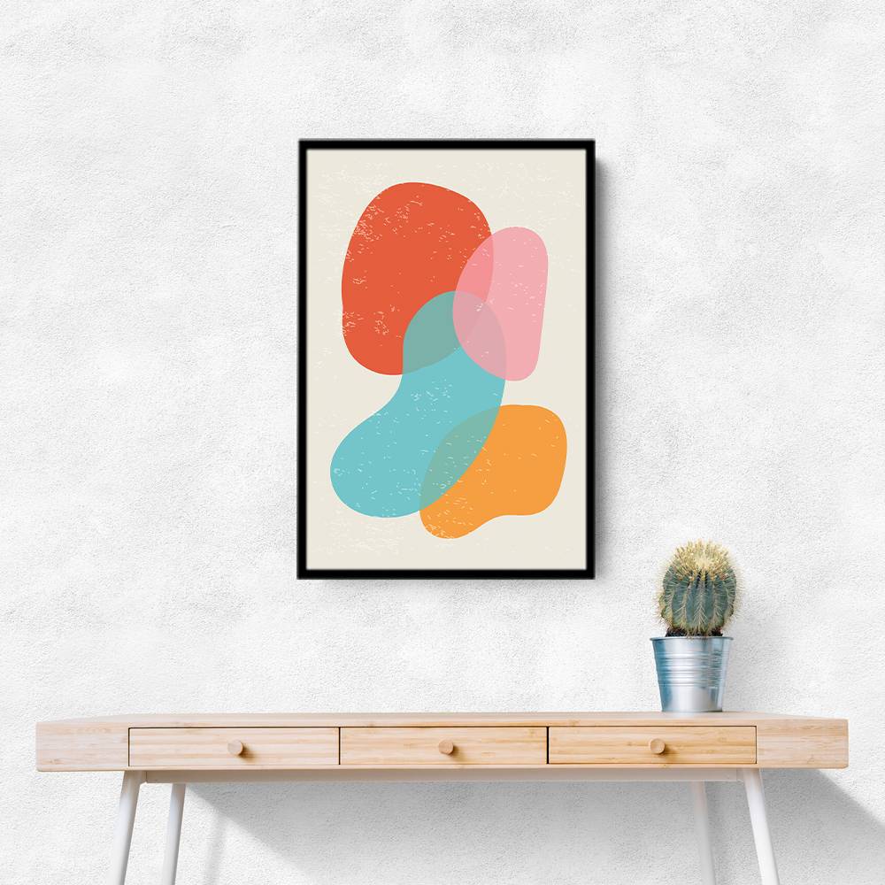 Bright Abstract Shapes #3 Wall Art