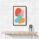 Bright Abstract Shapes #3 Wall Art