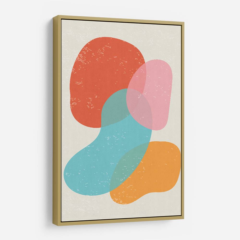 Bright Abstract Shapes #3 Wall Art