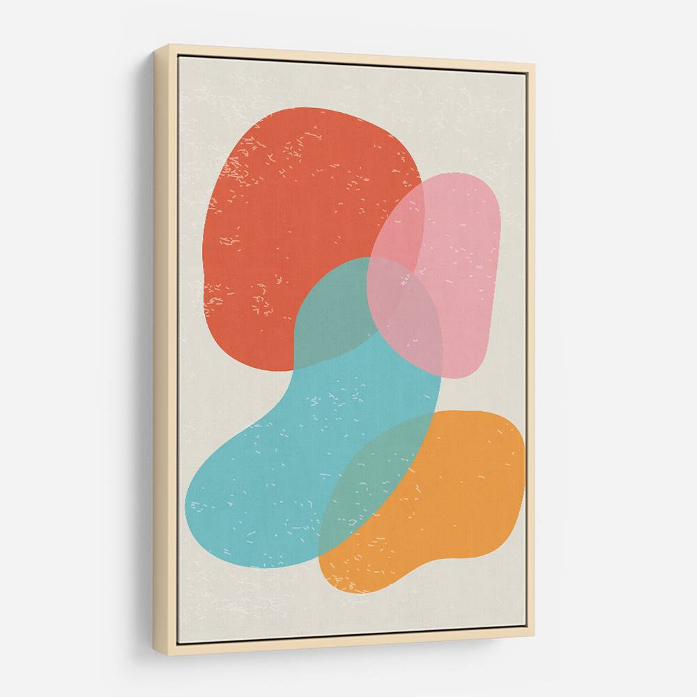 Bright Abstract Shapes #3 Wall Art