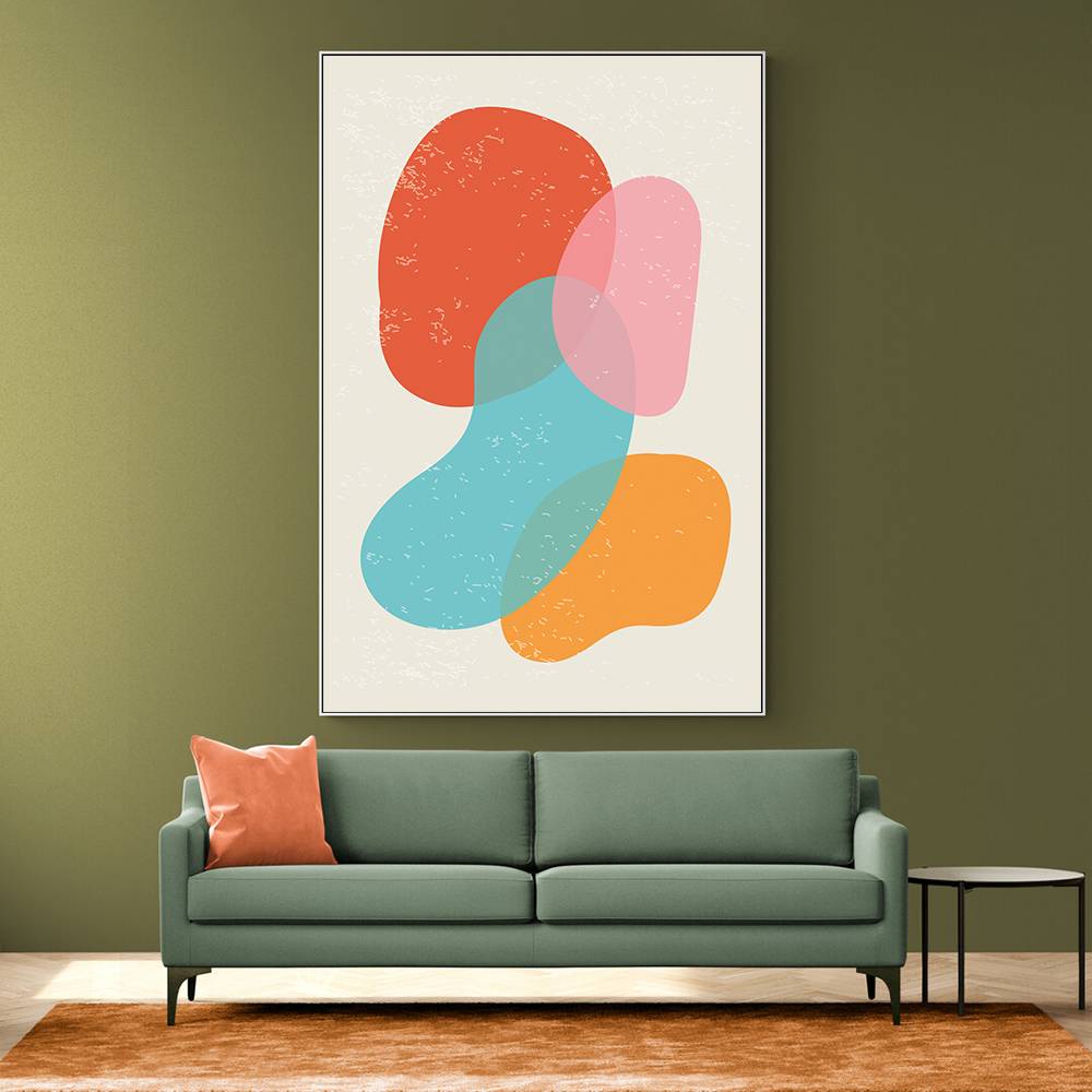 Bright Abstract Shapes #3 Wall Art