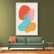 Bright Abstract Shapes #3 Wall Art