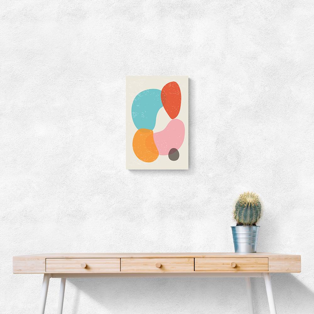 Bright Abstract Shapes #4 Wall Art