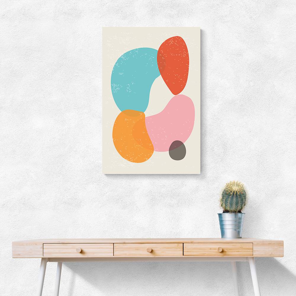 Bright Abstract Shapes #4 Wall Art