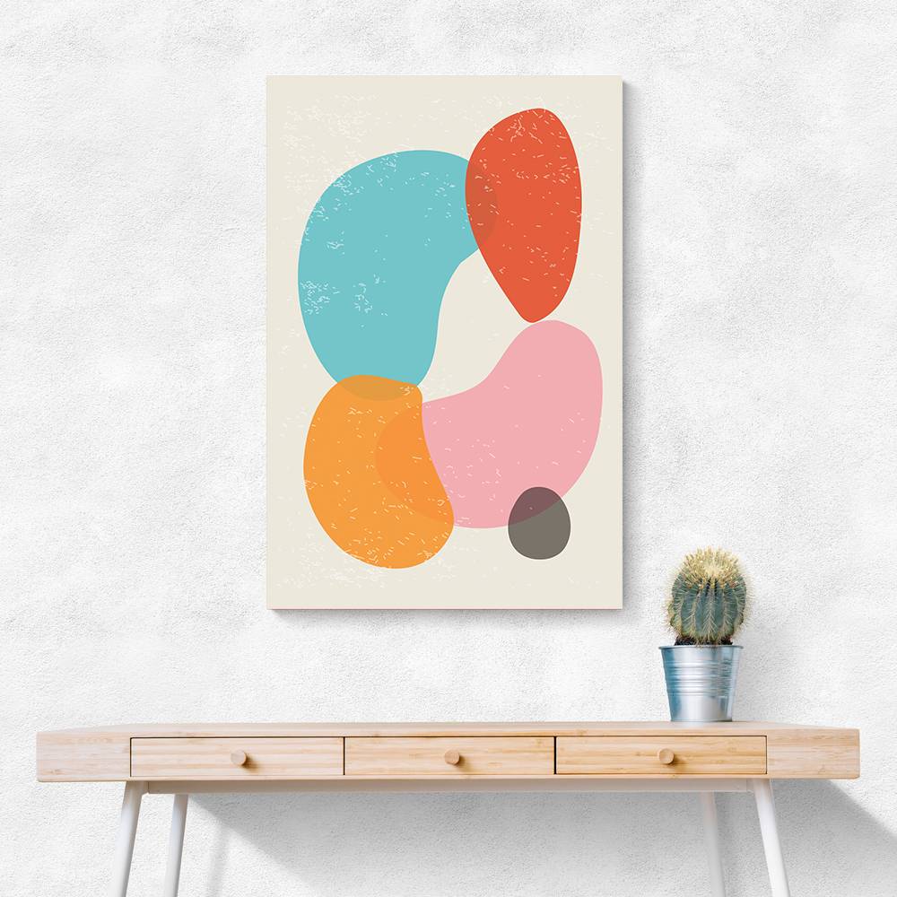 Bright Abstract Shapes #4 Wall Art