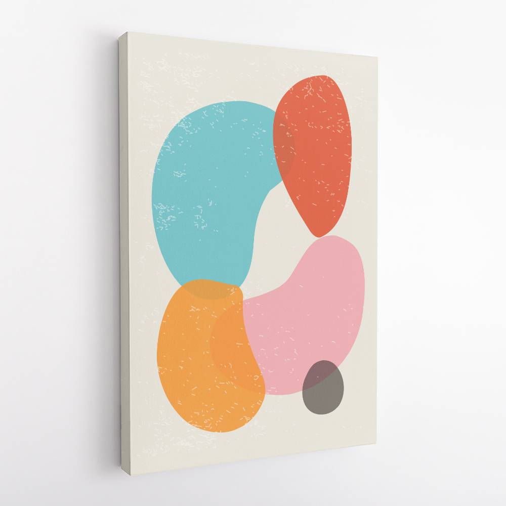 Bright Abstract Shapes #4 Wall Art