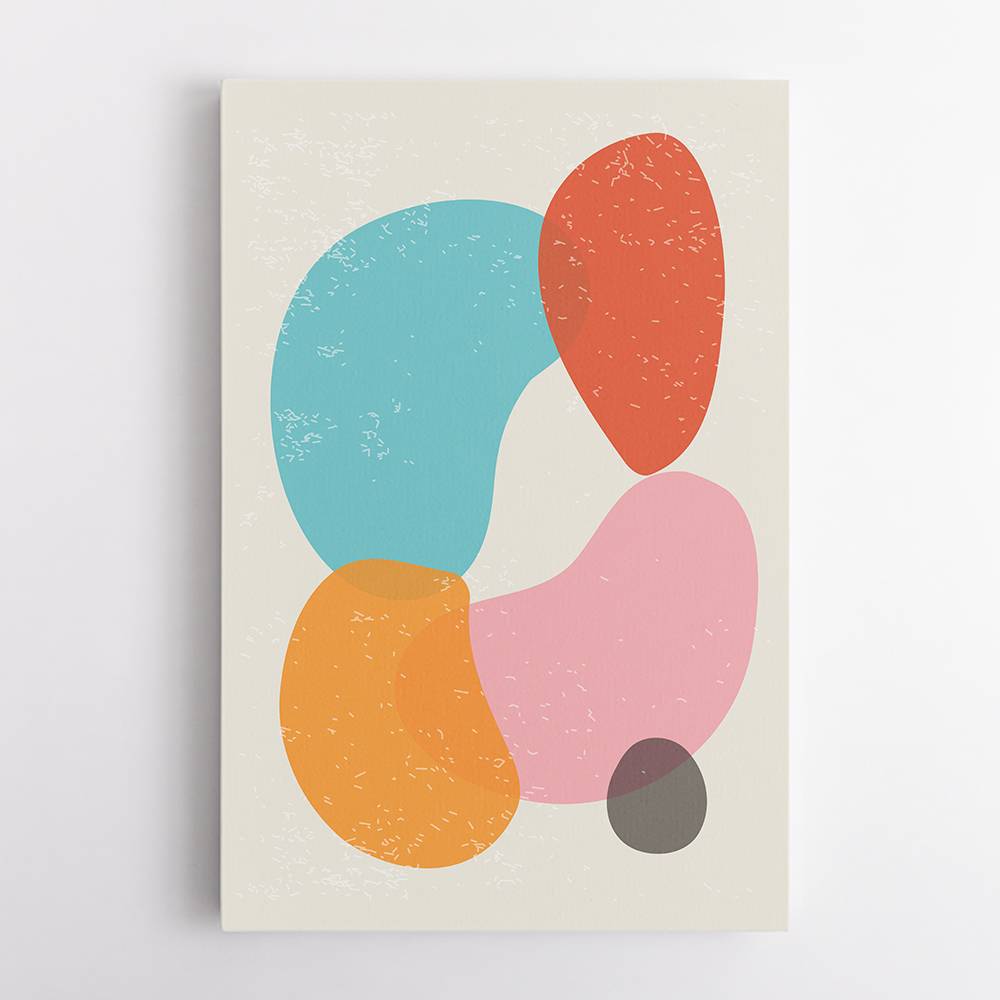 Bright Abstract Shapes #4 Wall Art