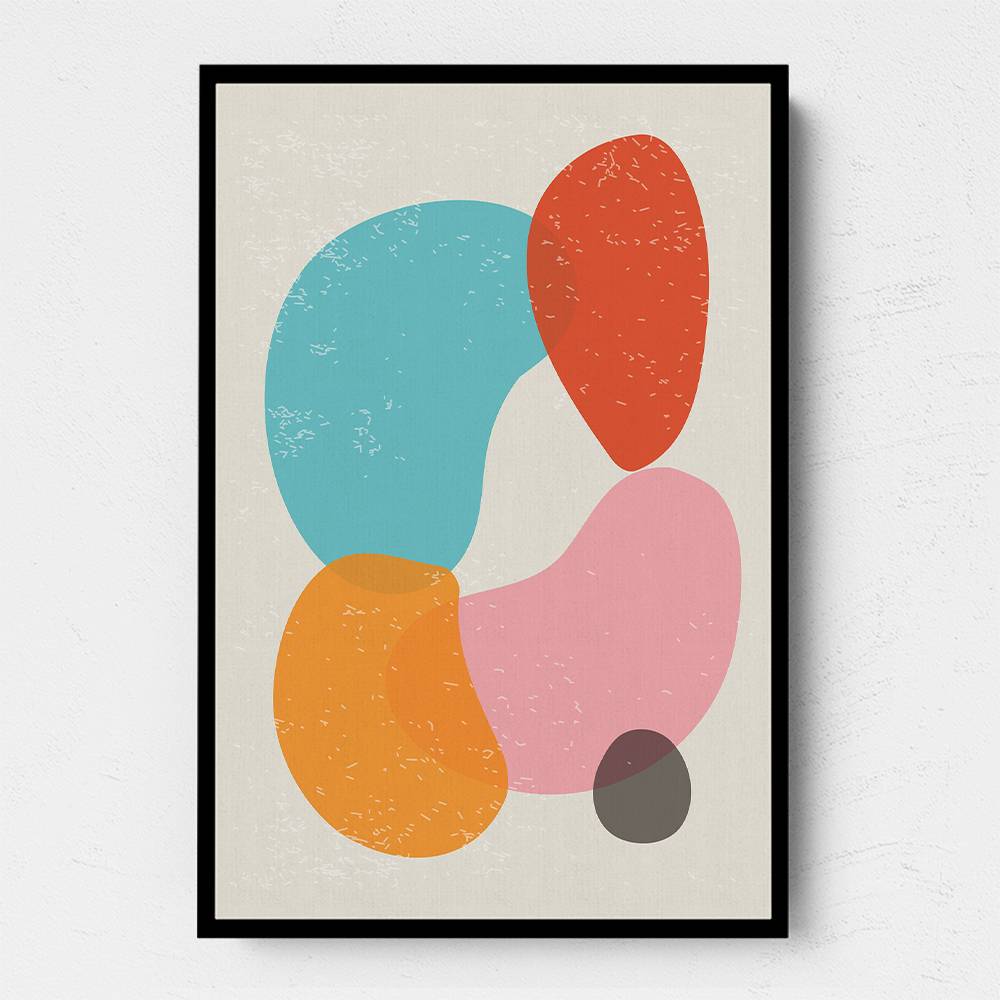 Bright Abstract Shapes #4 Wall Art