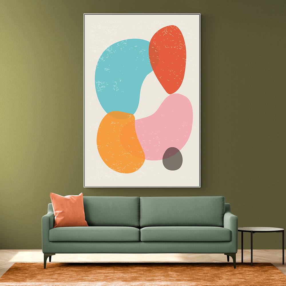 Bright Abstract Shapes #4 Wall Art