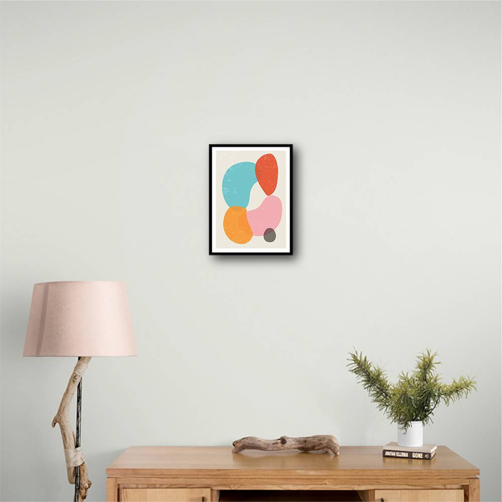 Bright Abstract Shapes #4 Wall Art