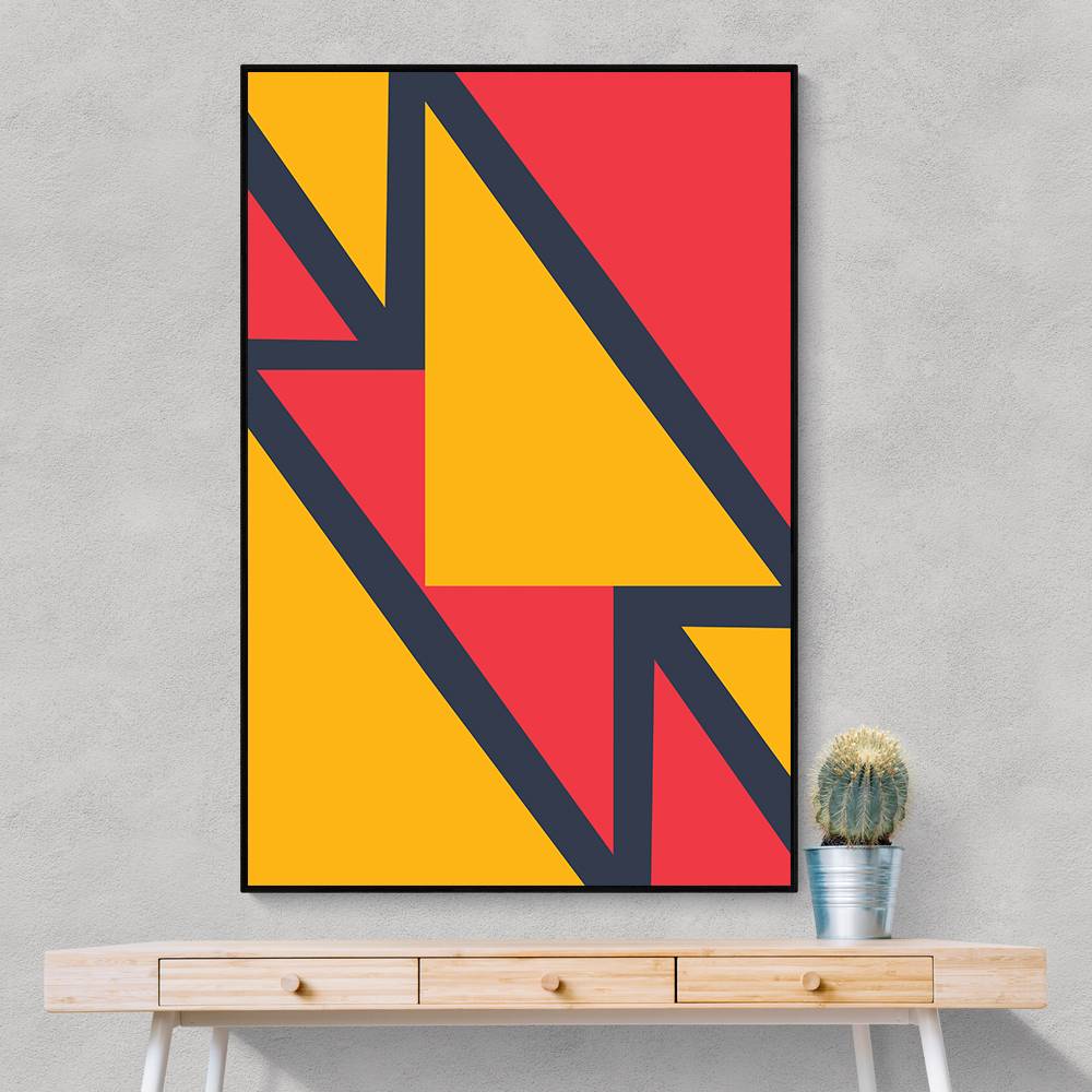 Bright Geometric #2 Wall Art