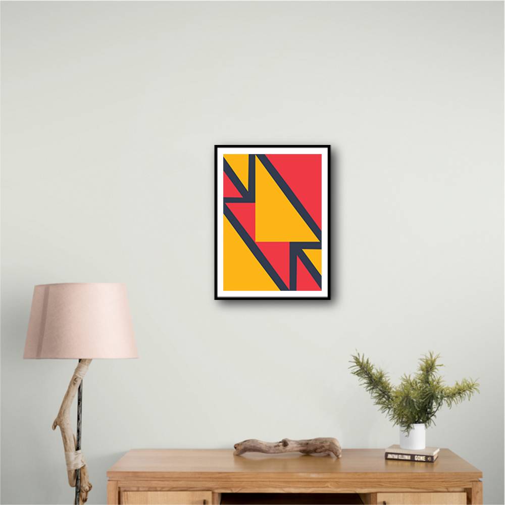 Bright Geometric #2 Wall Art