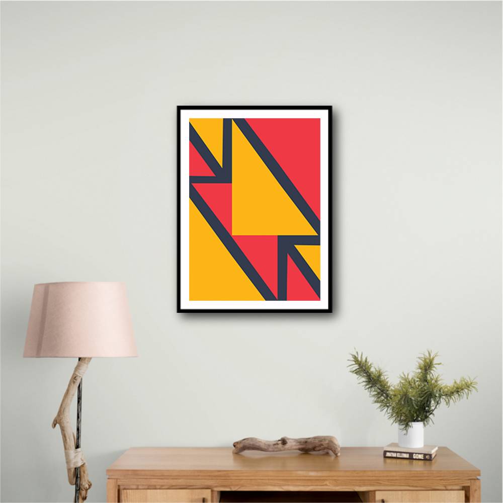 Bright Geometric #2 Wall Art