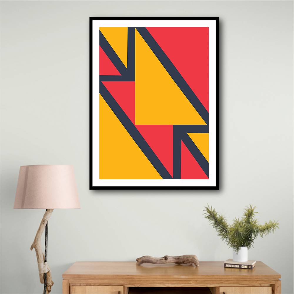 Bright Geometric #2 Wall Art