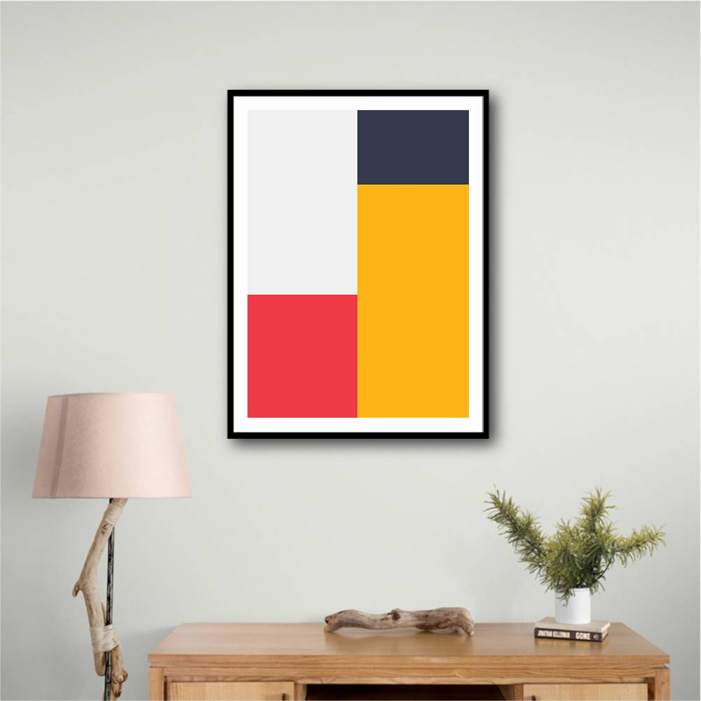 Bright Geometric #4 Wall Art