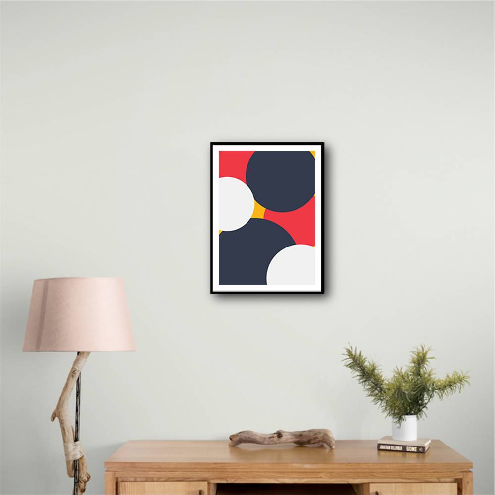 Bright Geometric #3 Wall Art