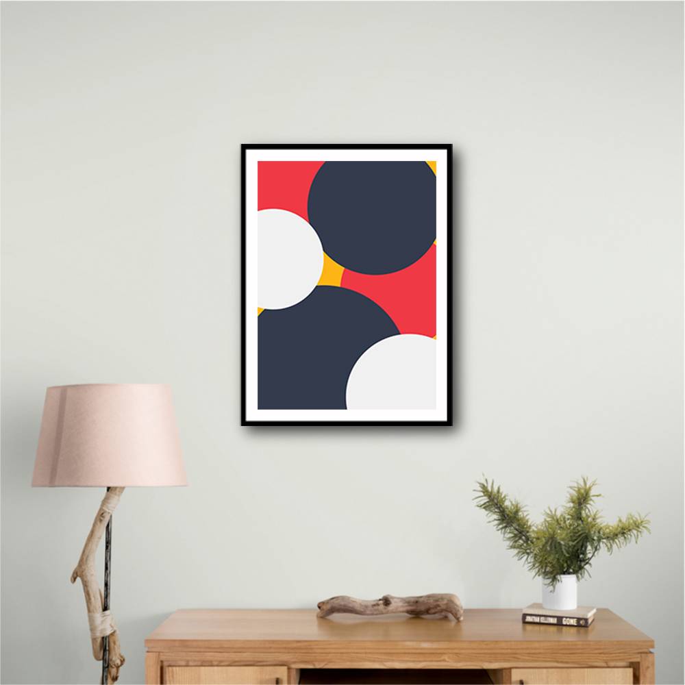 Bright Geometric #3 Wall Art