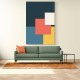 Bright Geometric Series #1 Wall Art