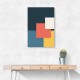 Bright Geometric Series #1 Wall Art