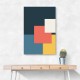 Bright Geometric Series #1 Wall Art