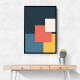 Bright Geometric Series #1 Wall Art