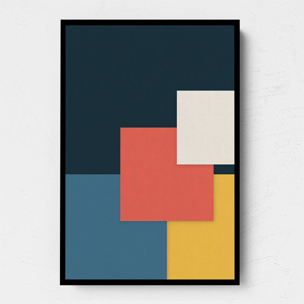 Bright Geometric Series #1 Wall Art